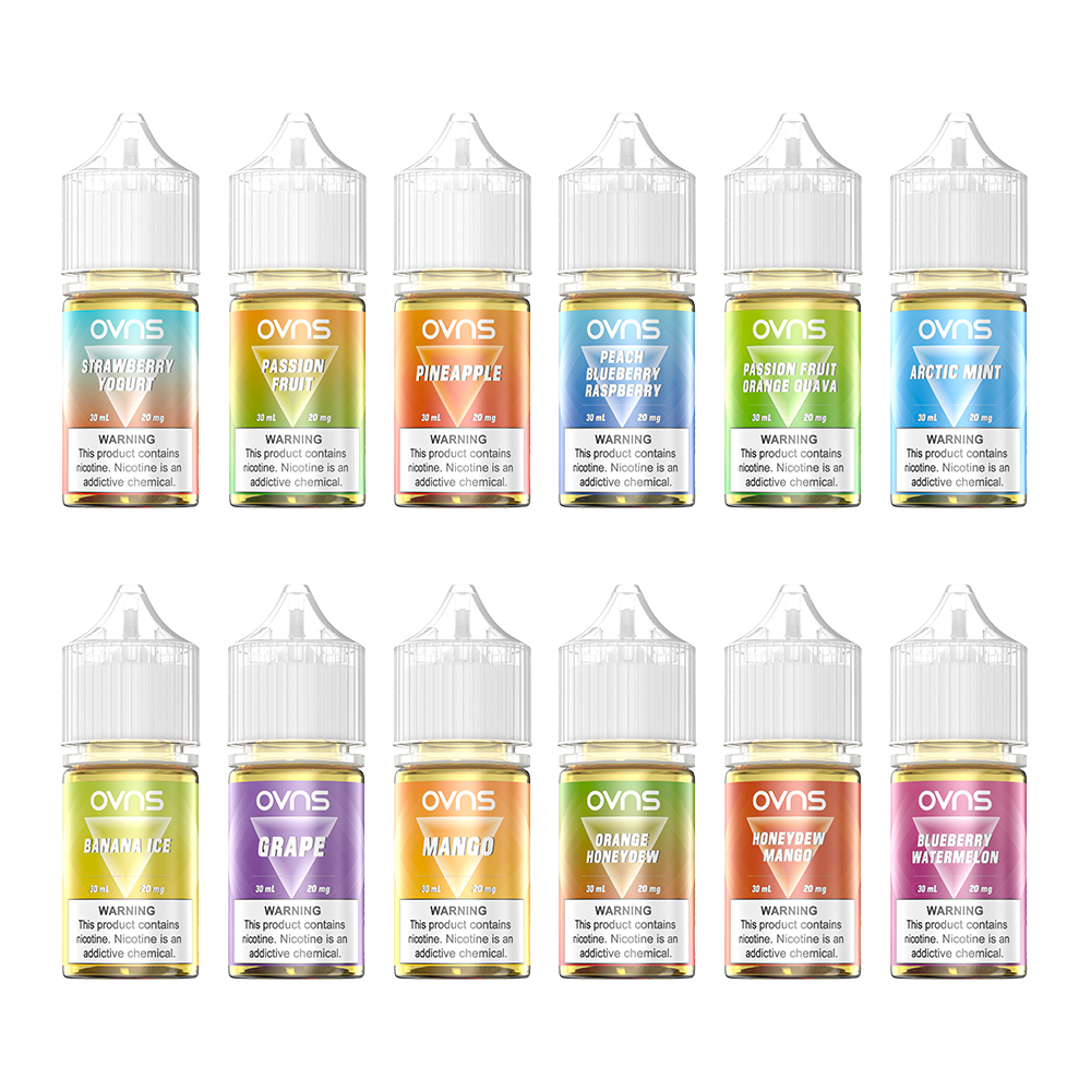 OVNS SALTS 50mg 20mg Nicotine Salt E-Liquid Pure 30mL Vape Juice
